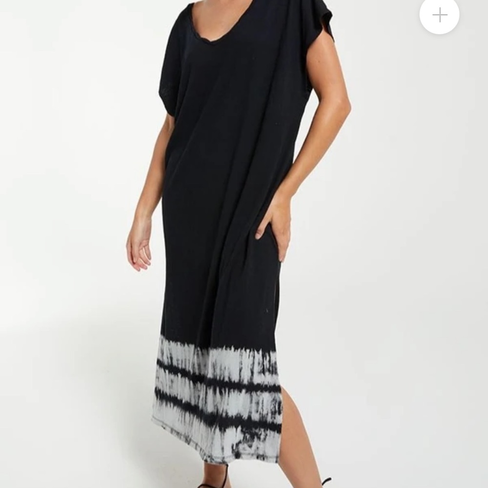 Z supply tiedye bottom midi dress